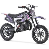 MotoTec Warrior 52cc 2-Stroke Kids Gas Dirt Bike (Black)