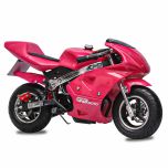 Pink GBmoto 40CC 4-Stroke Kids Gas Pocket Bike Mini Motorcycle