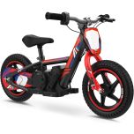24V Electric Dirt Bike for Kids, 12" Wheel Electric Balance Bike for Ages 3-6 (Red)