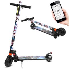 Portable Electric Scooter Rechargeable Folding Scooter for Teens and Adults (King Glory)