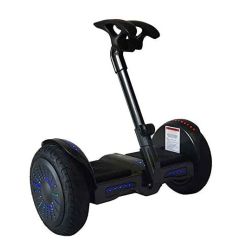 Smart Self-Balancing Electric Scooter with LED light, Portable and Powerful,  Black