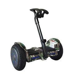 Smart Self-Balancing Electric Scooter with LED light, Portable and Powerful,  Camo