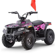 Monster-E 36V 500W ATV Electric ATV Off Road Kids ATV, Kids Quad, Kids 4 Wheelers (Pink)