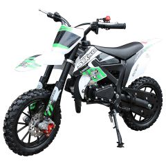 SYX-moto Kids 50CC 2-Stroke Gas Dirt Bike (Green)