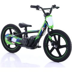 24V Electric Dirt Bike for Kids, 16" Wheel Electric Balance Bike for Ages 5-10 (Green)