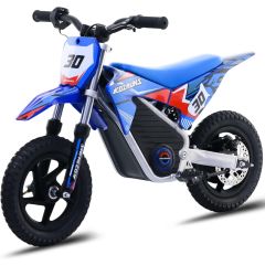 Electric Dirt Bike for Kids, 36V 250W 12" Wheel Electric Balance Bike for Ages 3-8 (Blue)