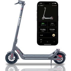 Phantomgogo Foldable Electric Scooter - Powerful 350W Motor, 28 Miles Range, 15.5 Mph, Intelligent Light, Eco-Friendly, Perfect for Adult Commuters
