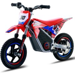 Electric Dirt Bike for Kids, 36V 250W 12" Wheel Electric Balance Bike for Ages 3-8 (Red)