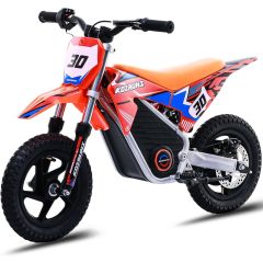 Electric Dirt Bike for Kids, 36V 250W 12" Wheel Electric Balance Bike for Ages 3-8 (Orange)