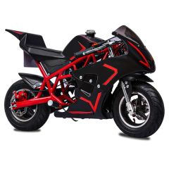 Red Mini Gas Pocket Bike 40CC 4-Stroke Kids Bike Mini Motorcycle