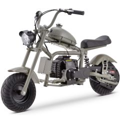 2024 Grey DB03 50cc Kids Gas Dirt Bike, Mini Pit Bike
