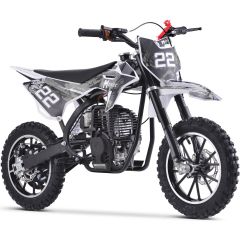 MotoTec Kids 40cc 4-Stroke Gas Dirt Bike (White)