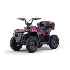 XW-A19 40cc Kids Off-Road Gas ATV – Mini Quad for Kids (Pink)