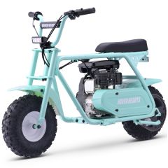 HOVER HEART 99cc Kids Gas Dirt Bike – 4-Stroke Off-Road Mini Motorcycle (Teal)