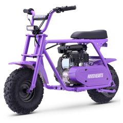 HOVER HEART 99cc Kids Gas Dirt Bike – 4-Stroke Off-Road Mini Motorcycle (Purple)