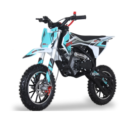 SYX-Moto Kids Dirt Bike 58cc 4-Stroke Beginner Gas Dirt Bike ( Teal/Grey )
