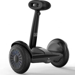 Latest Smart Self-Balancing Electric Scooter with LED light, Portable and Powerful,  Black