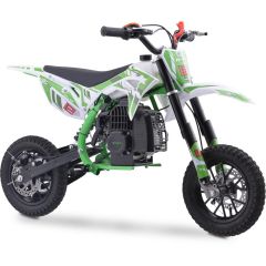MotoTec Villain 52cc 2-Stroke Kids Gas Dirt Bike (Green)