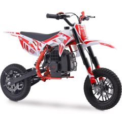 MotoTec Villain 52cc 2-Stroke Kids Gas Dirt Bike (Red)