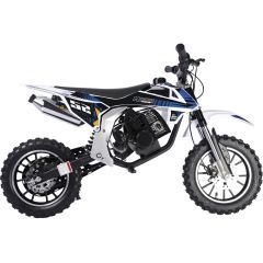 MotoTec Warrior 52cc 2-Stroke Kids Gas Dirt Bike (Black)