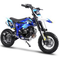 MotoTec Hooligan 60cc 4-Stroke Kids Gas Dirt Bike (Blue)