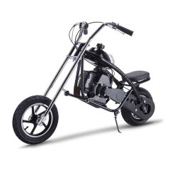 MotoTec 49cc 2 Stroke Gas Powered Mini Chopper, Mini Bike, Gas Mini Motorcycle (Black)
