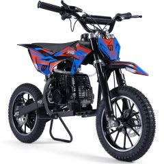 MotoTec Pioneer 49cc 2-Stroke Kids Gas Dirt Bike (Red)