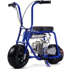 MotoTec Wild Rover 49cc 2-Stroke Kids Gas Mini Bike (Blue)