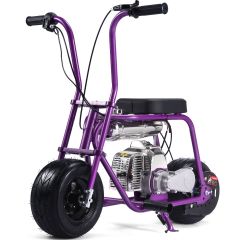 MotoTec Wild Rover 49cc 2-Stroke Kids Gas Mini Bike (Purple)