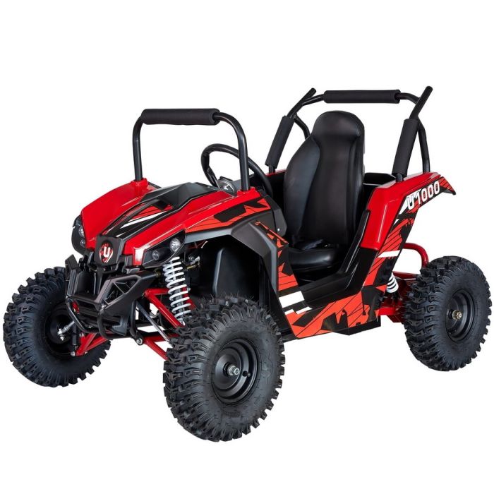 Get the Ultimate Big Kids UTV U1000 48V Ripper XL with Rubber Tires Off Road Kids Gokart