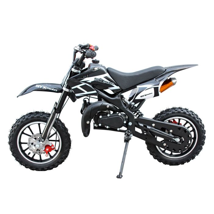 SYX MOTO Holeshot Kids 50CC 2 Stroke Gas Dirt Bike Black