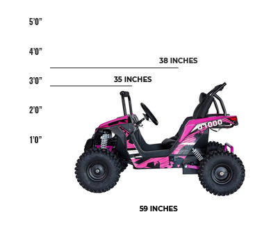 Get the Ultimate Big Kids UTV, U1000 48V Ripper XL with