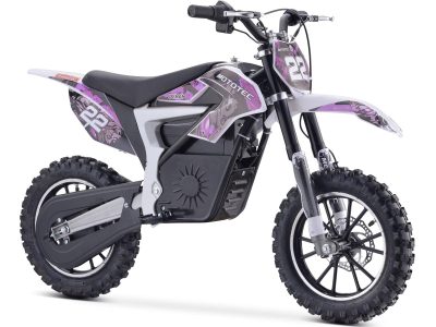 MotoTec 36v 790w Demon Electric Dirt Bike Lithium Purple